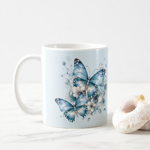 Mug Papillons bleus