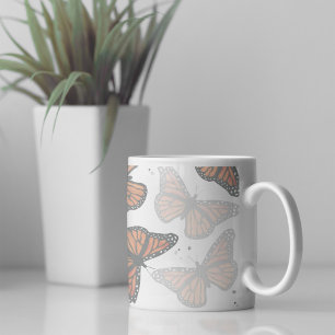 Mug Papillons botaniques modernes