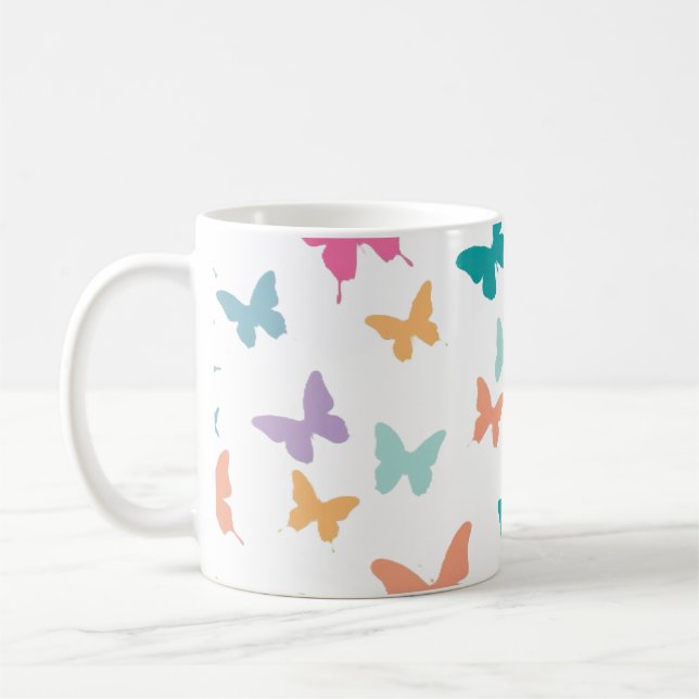 Mug Papillons colorés (Gauche)