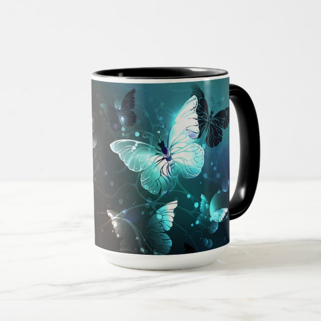 Mug Papillons de nuit à la menthe (Devant droit)