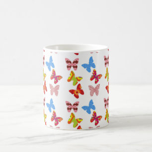 Mug Papillons décoratifs colorés