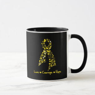 Mug Papillons d'espoir de courage d'amour