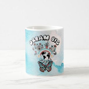 Mug Papillons et champignons Rêve Big positif inspo