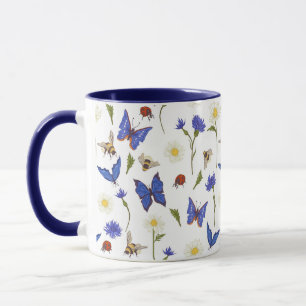 Mug Papillons et coccinelle
