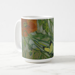 Mug Papillons et papillons par Vincent Van Gogh Poste