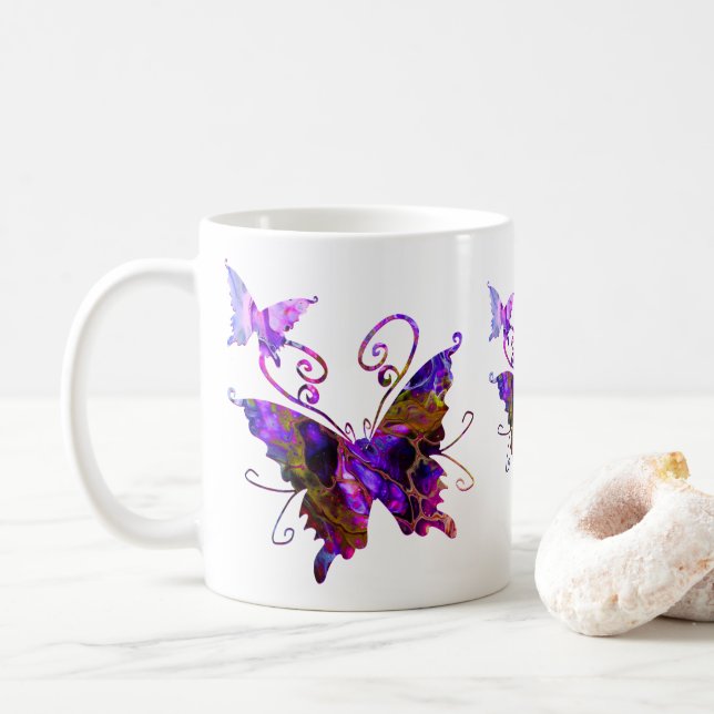 Mug Papillons Imaginaires (Avec donut)