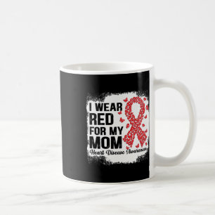 Mug Papillons Je Porte Le Rouge Pour Ma Mère Maladie C