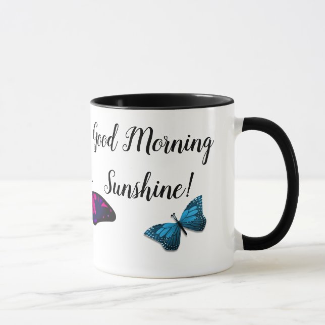 Mug Papillons magnifiques Couleurs vides Concevez vos  (Droite)