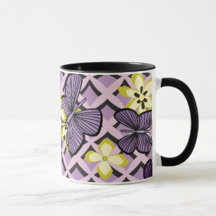 Mug Papillons pourpres