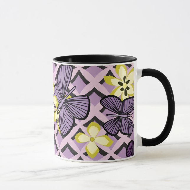 Mug Papillons pourpres (Droite)