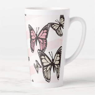 Mug Papillons & rayures (assorti avec le journal)