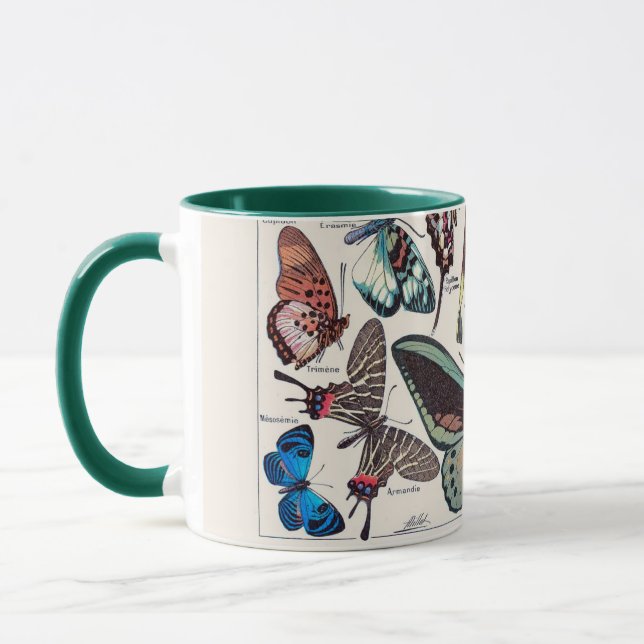 Mug Papillons vintages par Adolphe Millot (Gauche)