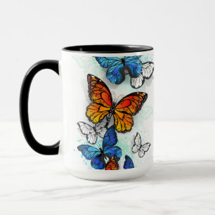 Mug Papillons volants Morpho et Monarch
