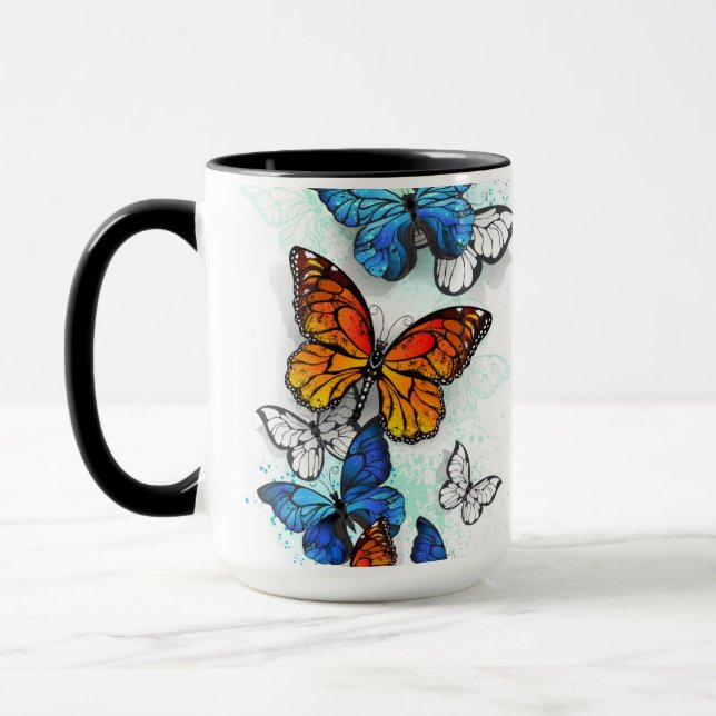 Mug Papillons volants Morpho et Monarch (Gauche)