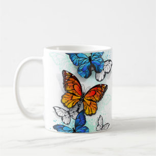 Mug Papillons volants Morpho et Monarch