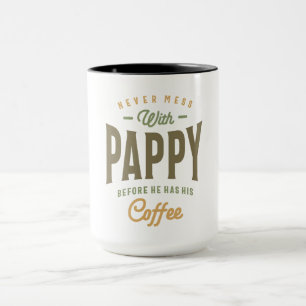 Mug Pappy's Coffee Power ! Papa et grand-père