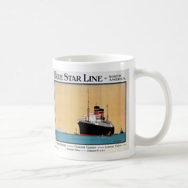 Mug Paquebot Blue Star (Droite)