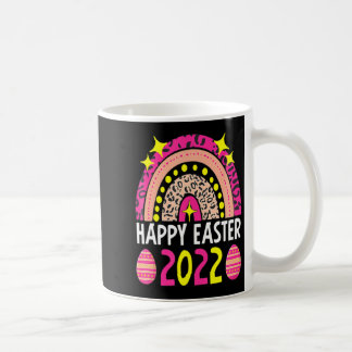 Mug Pâques 2022 arc-en-ciel mignon joyeuses Pâques 202
