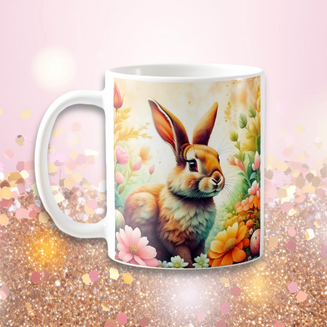 Mug Pâques avec Joy Bunny Vintage (Créateur téléchargé)