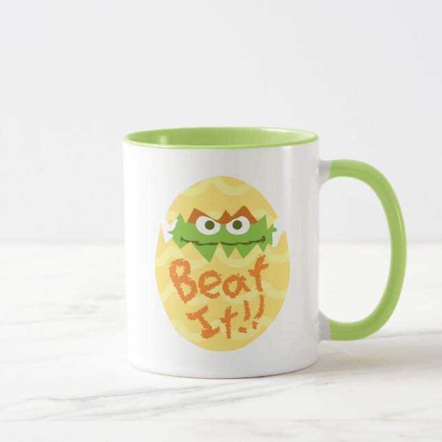 Mug Pâques Oscar le Grouch (Droite)