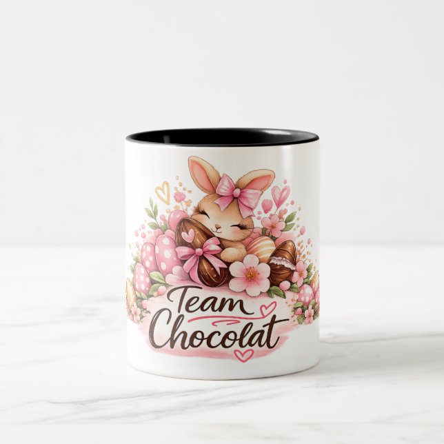 Mug Pâques "Team Chocolat" (Centre)