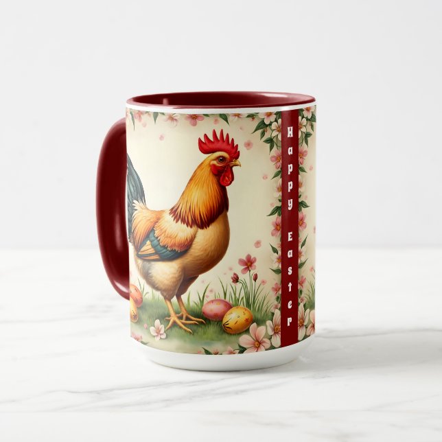 Mug Pâques Vacances Vintages Collection de Pâques (Devant gauche)
