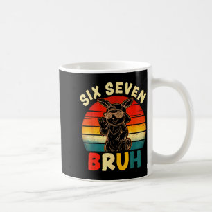 Mug Pâques vintage 67 six sept bruh mème argot lapin