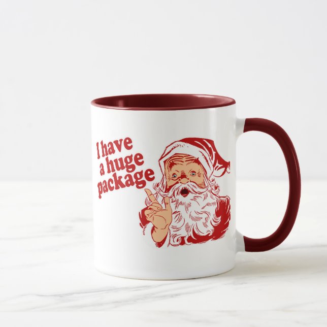 Mug Paquet énorme de Santa (Droite)