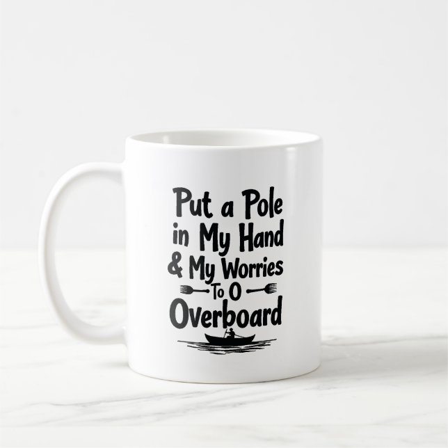 Mug Par-dessus bord avec joie (Gauche)