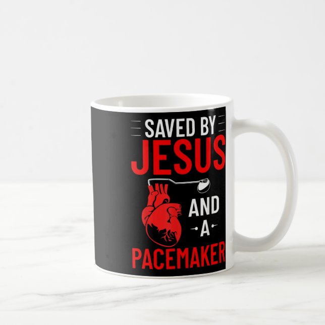 Mug Par Jésus Et Un Pacemaker Sensibilisation aux mala (Droite)