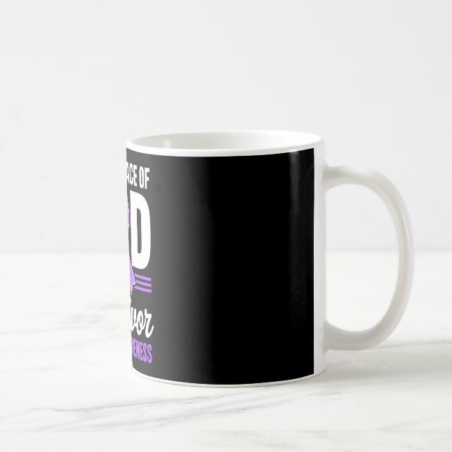 Mug Par la grâce de dieu un survivant sensibilisation  (Droite)