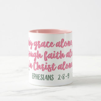 Mug Par La Grâce Seule, Par La Foi // Verse Biblique
