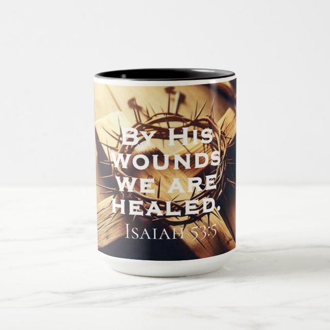 Mug Par ses blessures nous sommes guéris (Centre)
