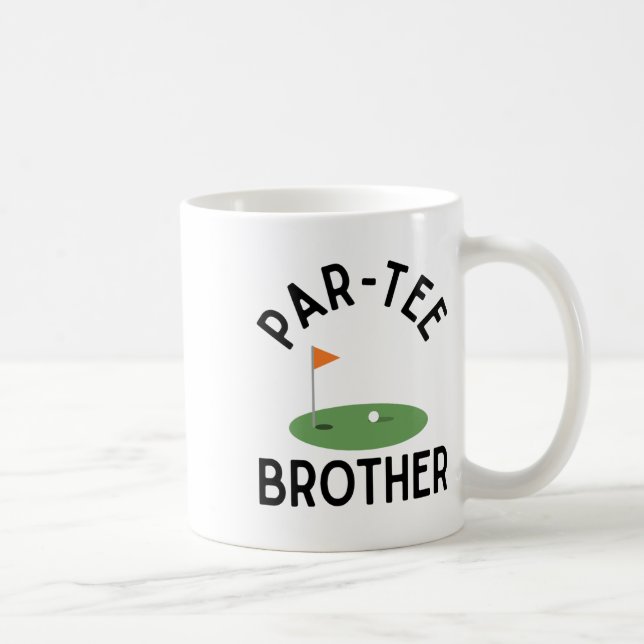 Mug Par Tee frère drôle de golf Anniversaire Fête Fami (Droite)