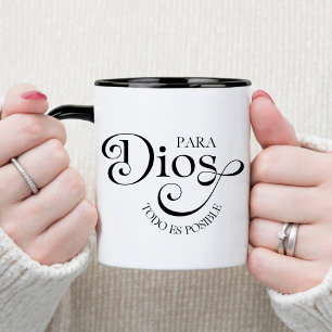 Mug Para Dios Todo Posible Espagnol Christian Coffee