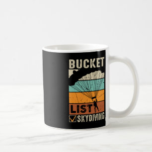 Mug Parachute Jump Skydiver Instructor Bucket Listes S