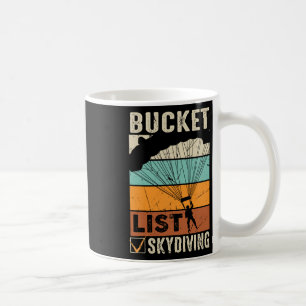 Mug Parachute Jump Skydiver Instructor Bucket Listes S