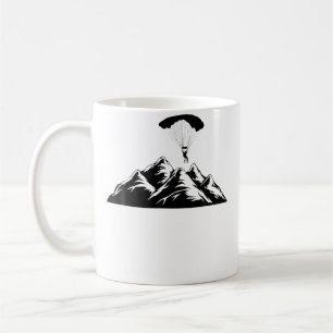 Mug Parachutiste de parachute Sport extrême Parachutis