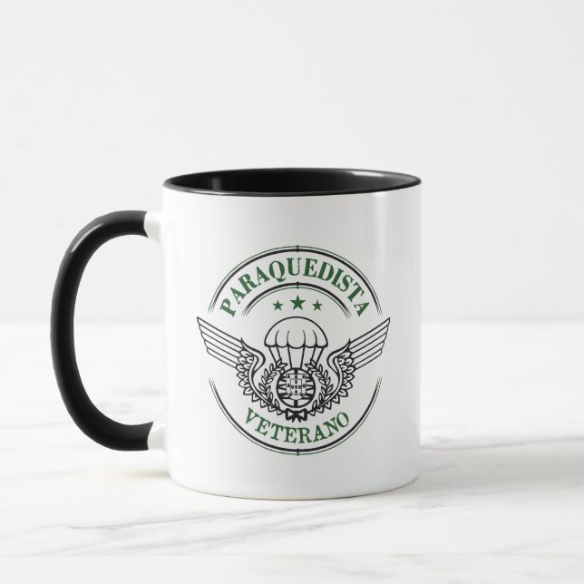 Mug Parachutiste vétéran portugais (Gauche)