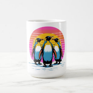Mug Parade de manchots – Famille de manchots au couche