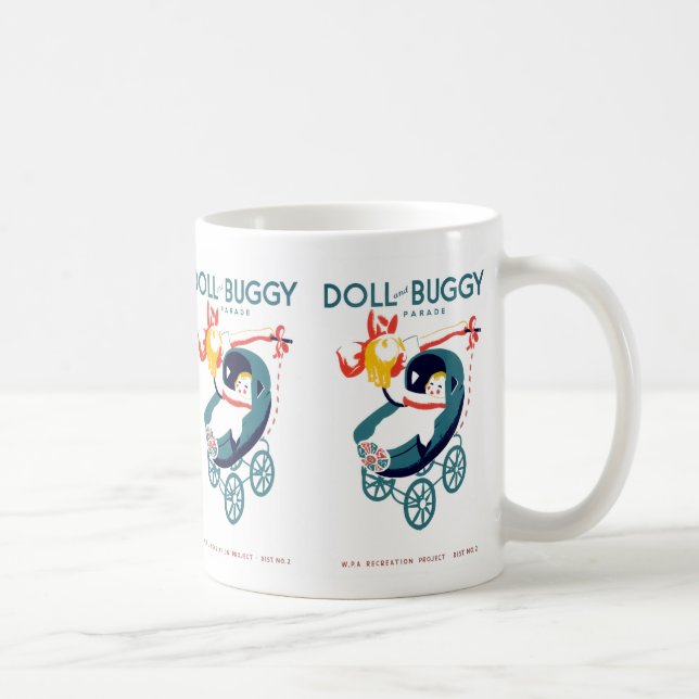 Mug Parade poupée et buggy (Droite)