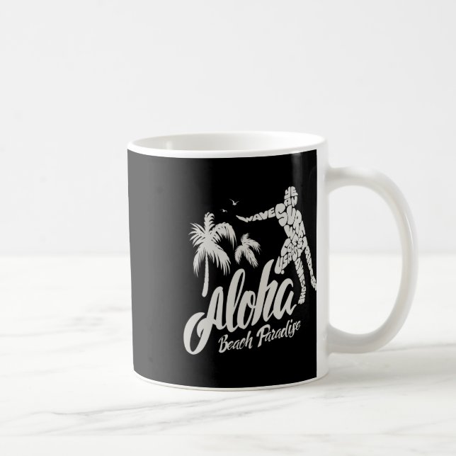Mug Paradis de plage Aloha Surf Surfing  (Droite)