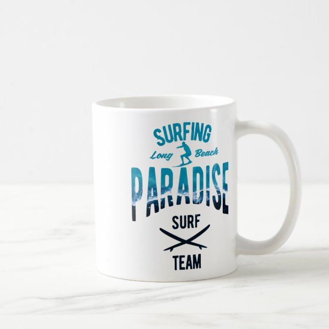 Mug Paradis du Surf Long Beach Surf Team Wave Rider D (Droite)