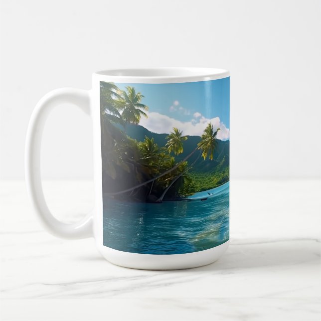 Mug Paradis insulaire du Costa Rica  (Gauche)