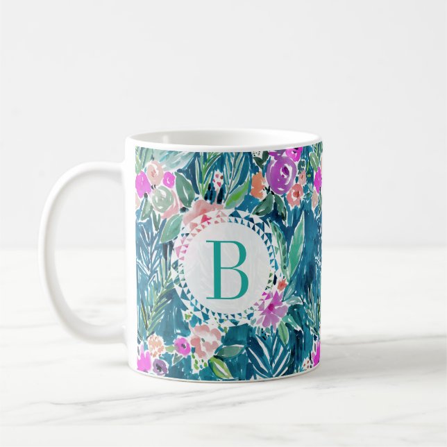 Mug PARADIS TROPICAL DE LA MARINE Monogramme Hibiscus  (Gauche)