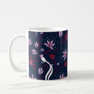 Mug Paradise Birds : Motif Vintage florissant.