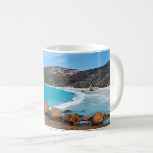 Mug Paradise; Imaginez la plage parfaite en Australie (Devant droit)