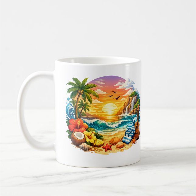 Mug Paraíso en el Atardecer (Gauche)