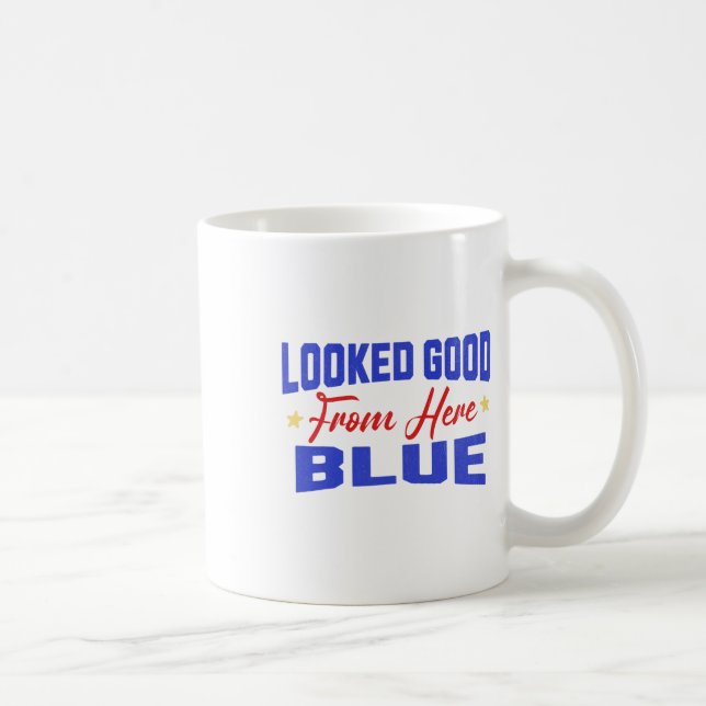 Mug Paraissait bien d'ici Bleu Drôle Softll Game Day _ (Droite)