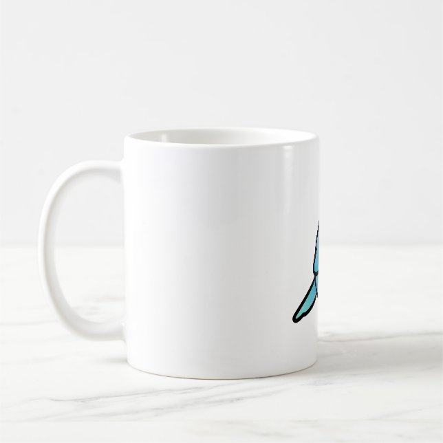 Mug Parakeet de Ringneck indien de Chubby (Gauche)